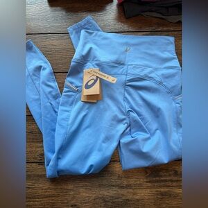 NWT Asics cold weather running leggings S
